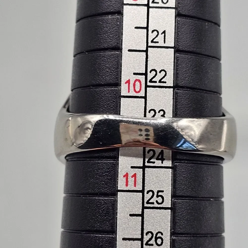 Mens Stainless Steel Skull Ring Gothic Biker Malazan Jaghut Tusk Metal Size 10.5